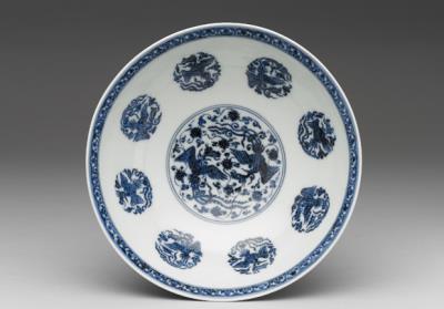 图片[2]-Bowl with lotus and phoenix decoration in underglaze blue, Yongle reign (1403-1424)-China Archive